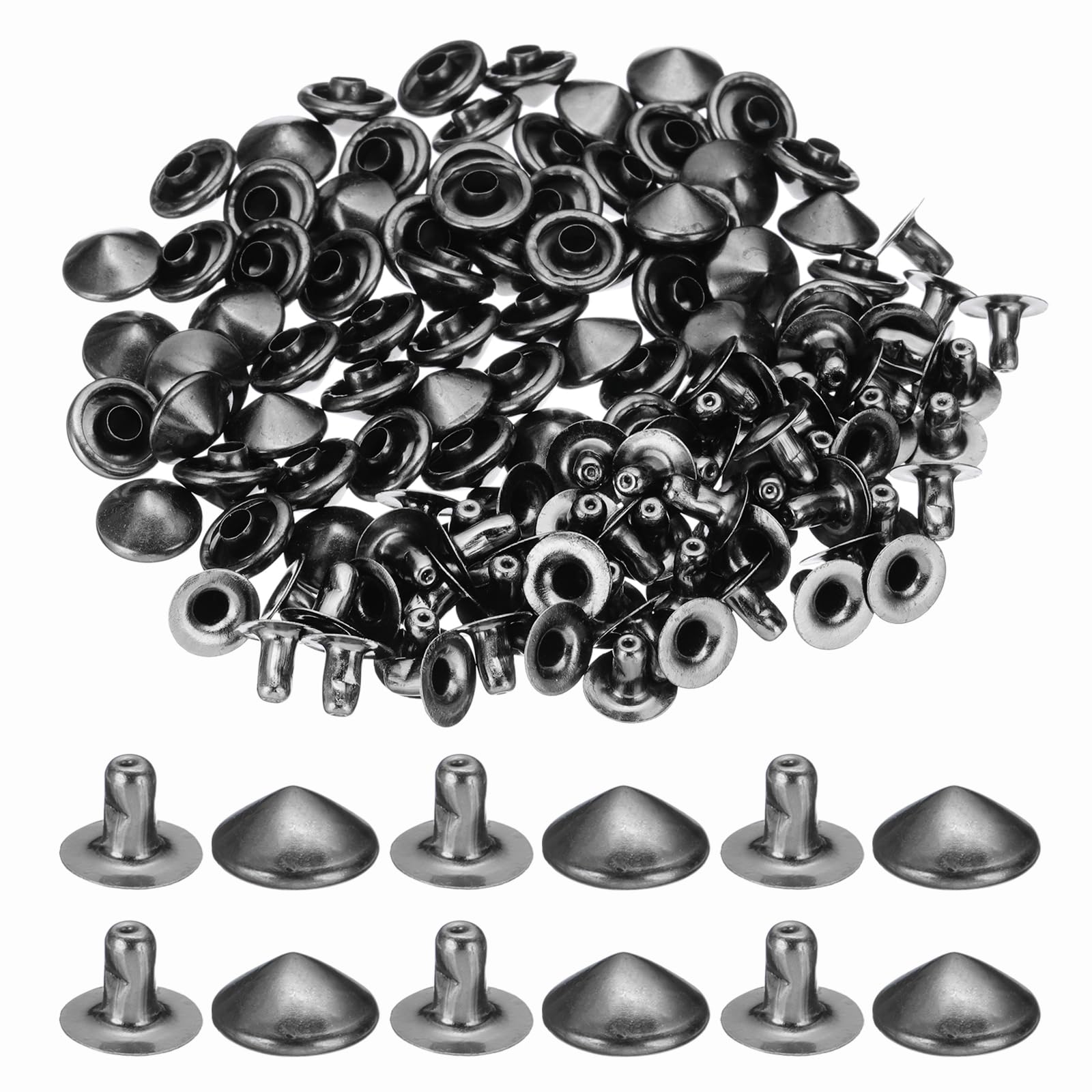 PATIKIL 9mm Spike Rivets