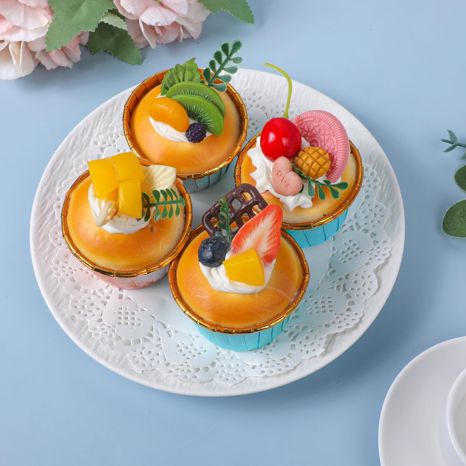 150 Stück Spitzenpapierdeckchen - Elegante Tischdeckchen 15,2cm