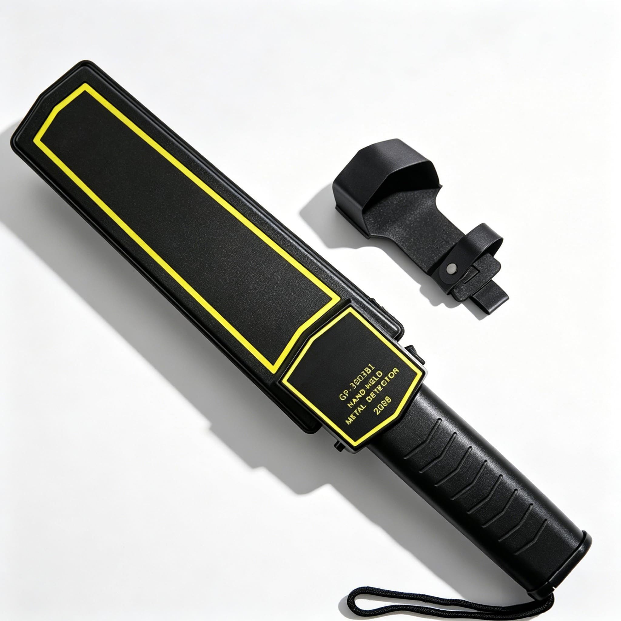 Handheld Metal Detector, Portable Hand Held Metal Scanner, Metal Detector Wand Sound Vibration Alarm for Station Airport Exam Screening