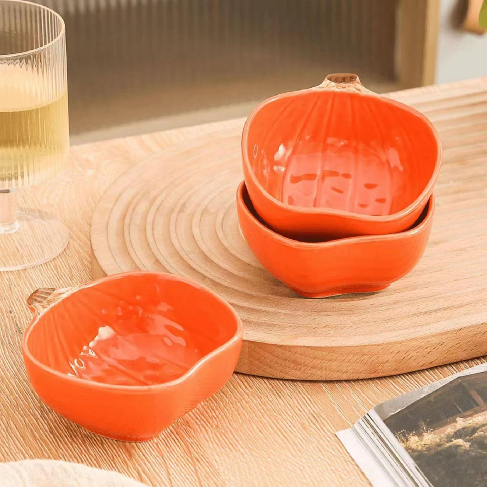 Lot de 12 petits ramequins en céramique pour la cuisson au four - 170 g - Passe au four - Pour servir des sauces et des sauces