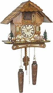 Trenkle Quartz Cuckoo Clock Black Forest House with Music TU 451 QM HZZG