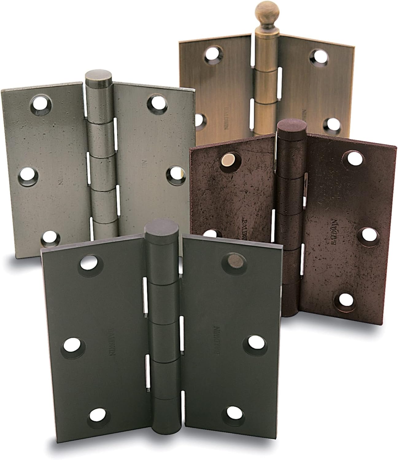 Baldwin 1035102I Square Mortise Hinge, Oil Rubbed Bronze