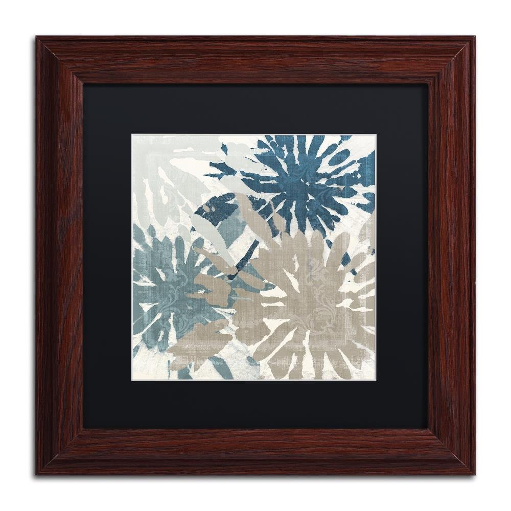 Trademark Fine Art Beach Curry IV Black Matted Wood Frame by Color Bakery 11x11