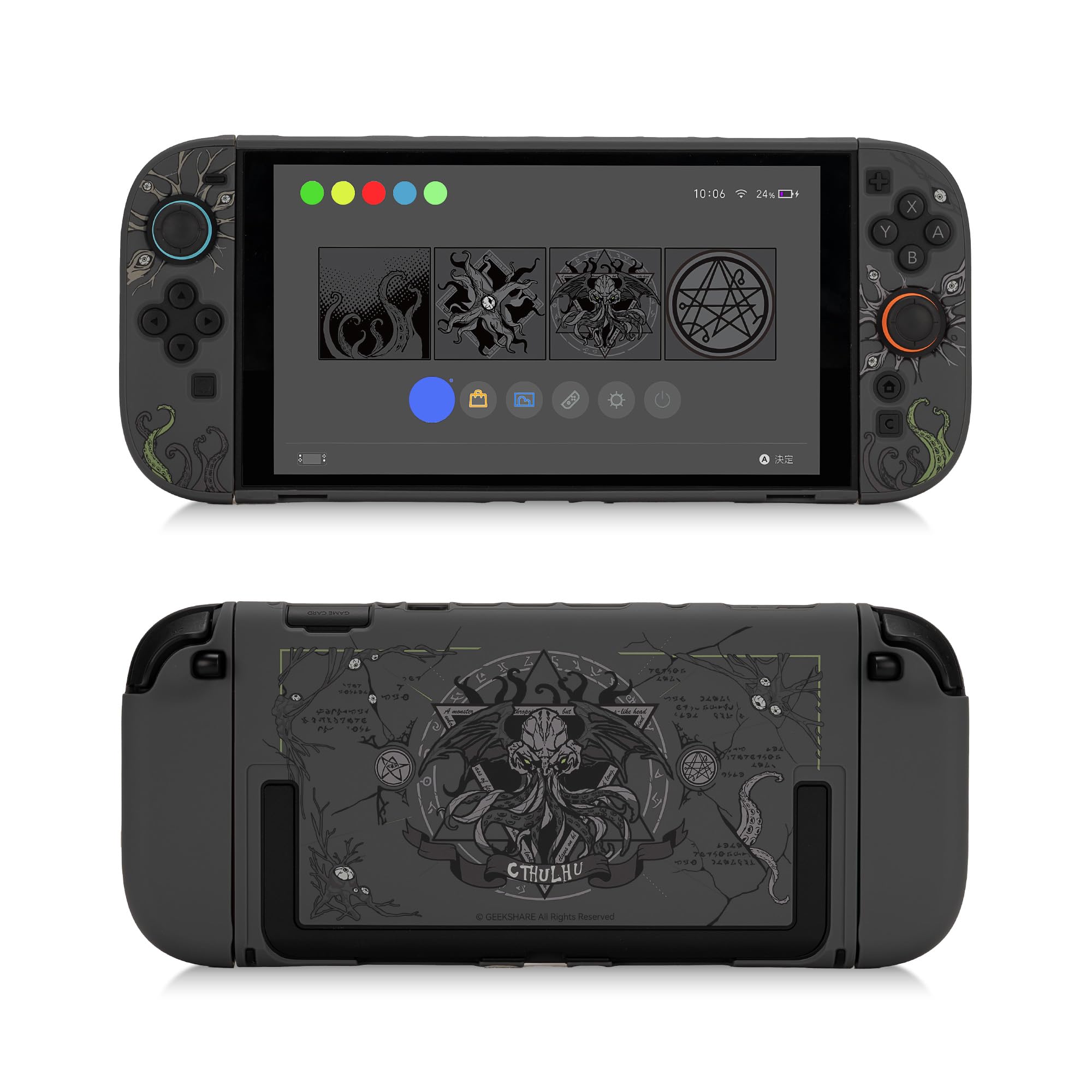 GeekShare Protective Case Compatible with Switch 2, Hard PC Slim Dockable Shell Cover Compatible with Switch 2025 Game Console and Joystick Controllers - The HEI Serie — view 13