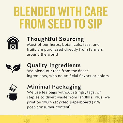 Miniatura 4 de Celestial Seasonings - Té de hierbas de limón (Lemon Zinger) 25 unidades (paquete de 6)