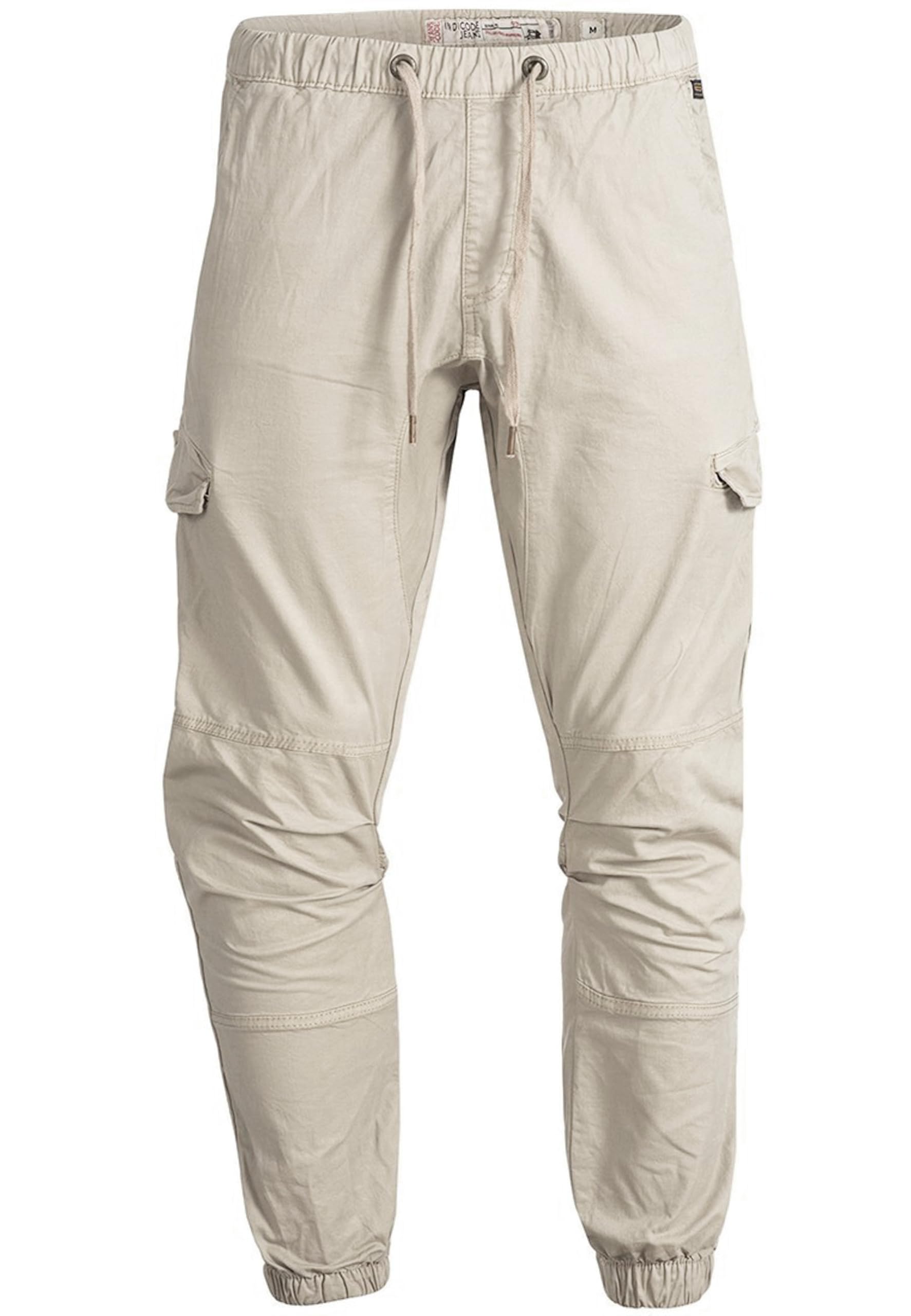 Indicode Hombres Levy Pantalón Cargo de algodón con 6 Bolsillos