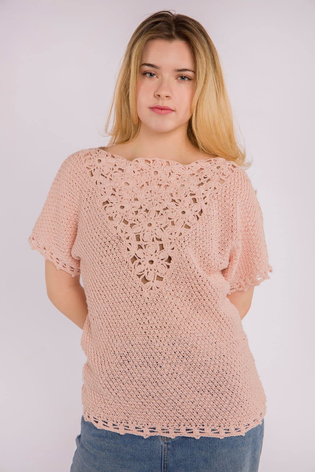 DesignEtte Lady Sybil's zestaw do robienia na drutach dla dorosłych 100 procent merceryzowana egipska bawełna wełniana kulki i wzór w zestawie początkujący start rękodzieło opakowanie pudełko 50 g ≈127 m / 5 warstw czysta biel 8, S