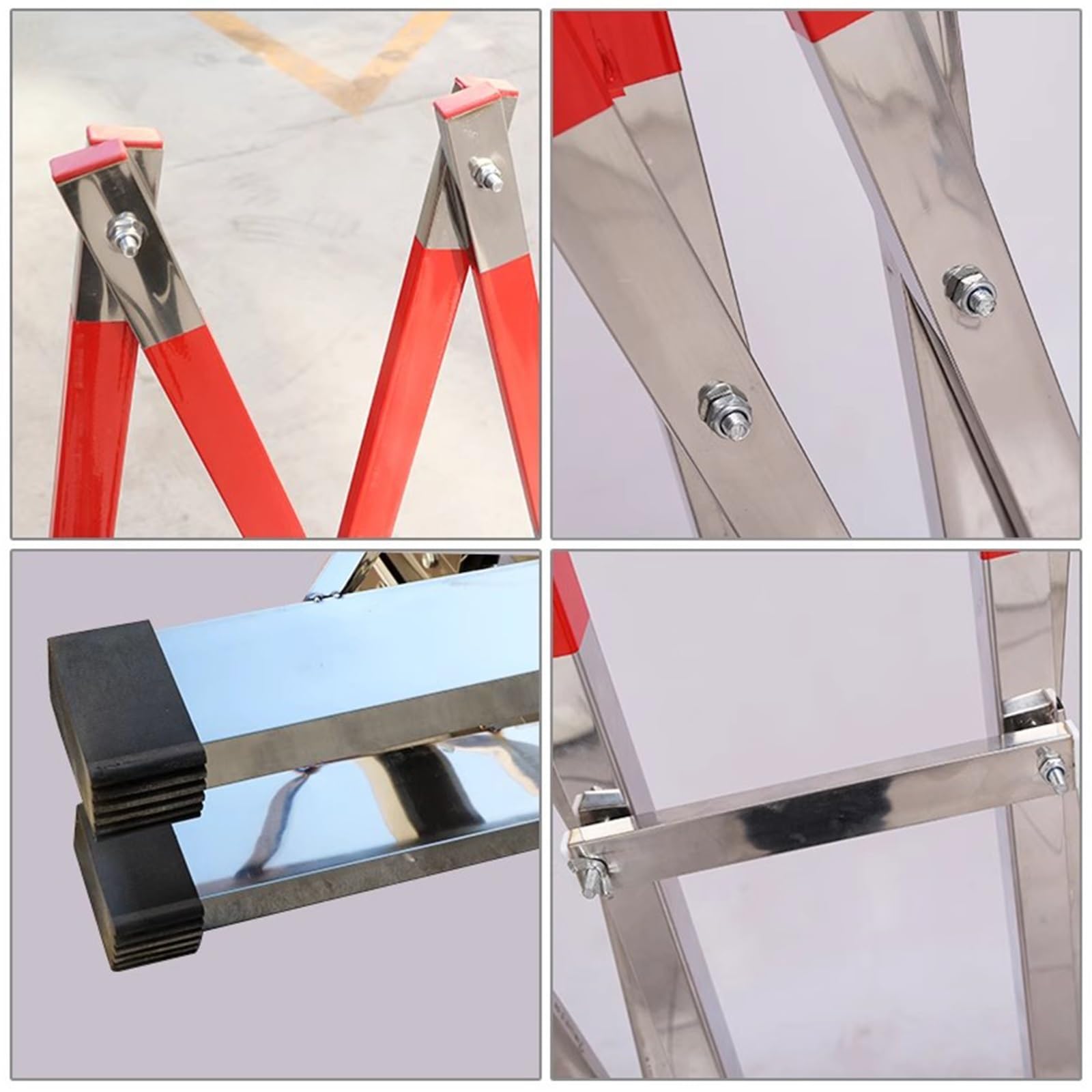 Barrera de seguridad retráctil, control de acceso expandible de acero inoxidable para eventos, centros comerciales, estaciones de servicio, mejora la gestión de multitudes y la seguridad