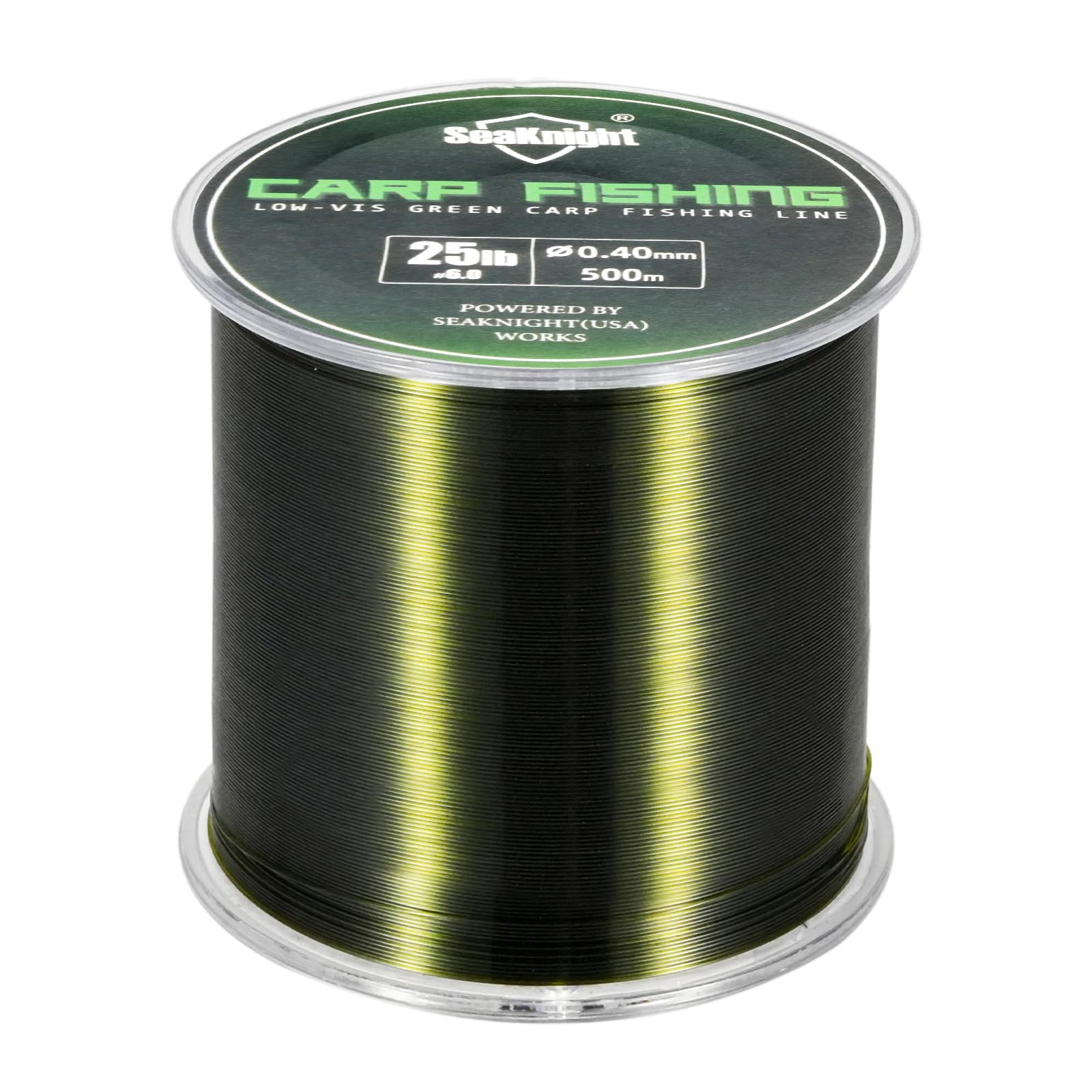 Seaknight Línea de Pesca de Carpa 500m monofilamento de Nailon superfuerte, Hilo de Pesca de Agua Dulce, Agua Salada, mar, Alambre de Pesca de 10-25LB