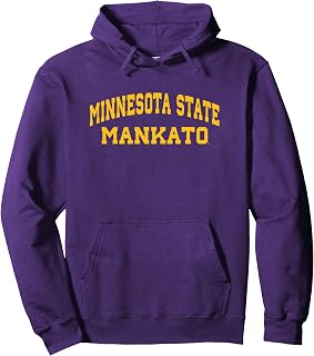 Minnesota State Mankato Mavericks Block University Stacked Pullover Hoodie