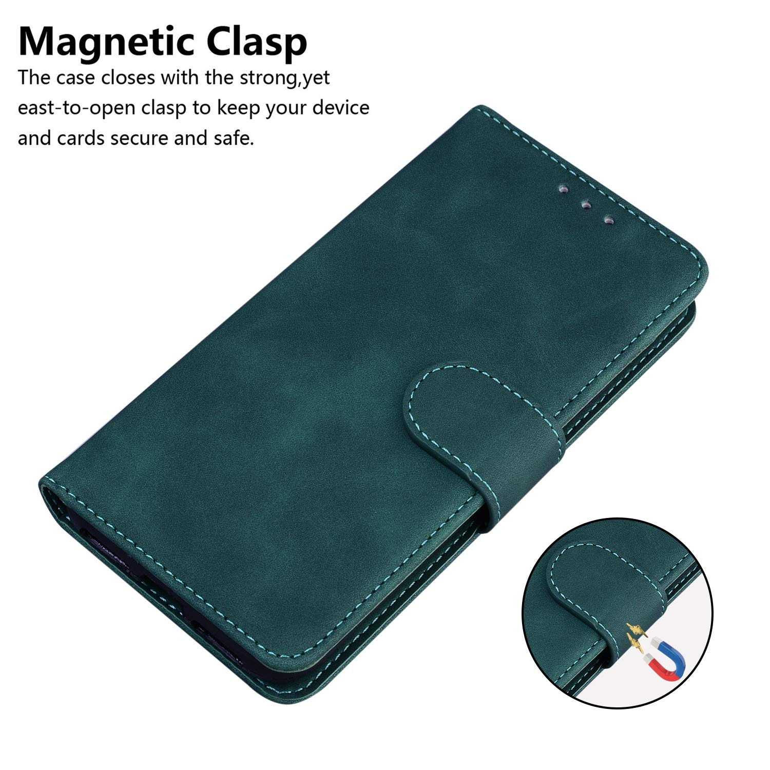 Custodia Portafoglio TIANCI Per LG Velvet (5G/4G) – Pelle PU Bicolore, 3 Slot E Supporto