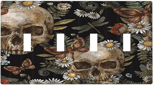 Miniatura 25 de Cubiertas de Interruptor de Luz de 1 Gang Medieval Abstracto Moderno Luna Estrellado Gran Ola Toggle Simple Placa de Pared Cubierta Decorativa de