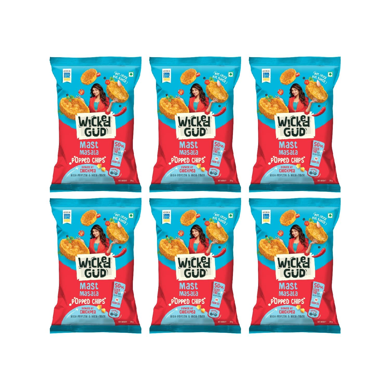 Chickpea Popped Chips - Mast Masala 20gm | Pack of 6 (B0CJSYRJZS) Amazon Price History, Amazon Price Tracker