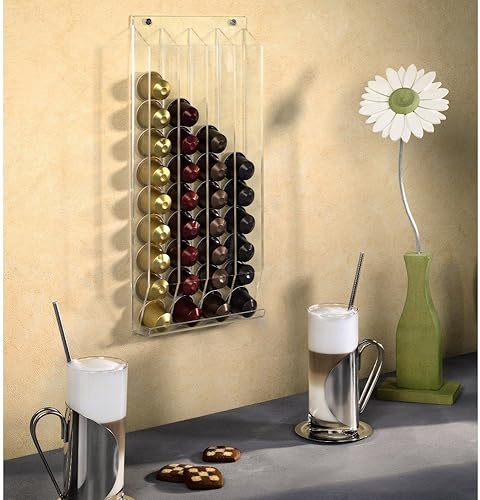 Miniatura 2 de OnDisplay - Soporte de cápsula de café de Nespresso de acrílico montado en la pared
