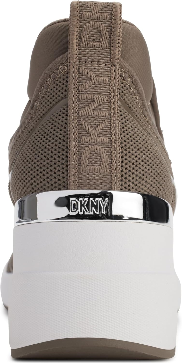 DKNY Womens Pecola Slip on Wedge Sneaker - Image 2