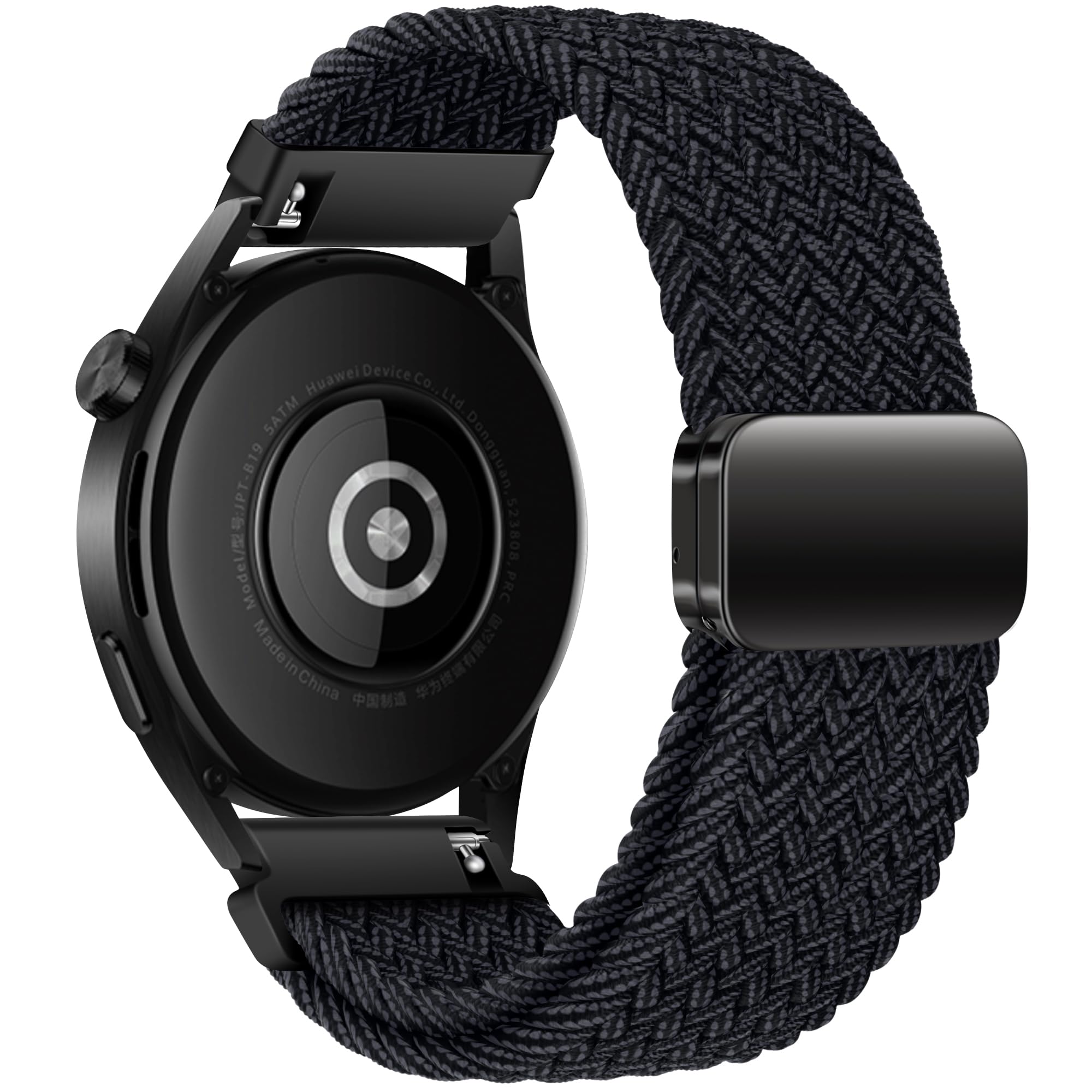 Mazoft Braided Sport Band Compatible with Samsung Galaxy Watch Band 7/FE/6/5/4/3 & Watch 5 Pro & 6/4 Classic &Gear S3/S2, 20mm & 22mm watch band for