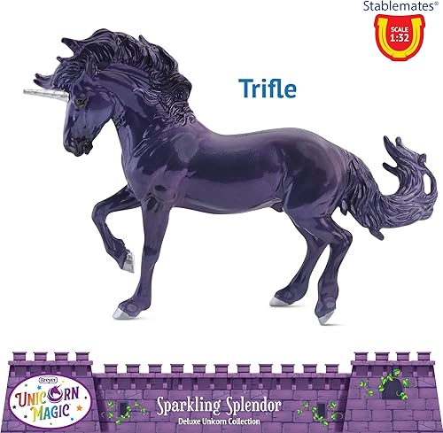 Miniatura 8 de Breyer Horses Stablemates Sparkling Splendor Deluxe Unicorn Set  Juego de 8 unicornios  Juguete de unicornio  Figuras de caballo  3.75 x 2.5