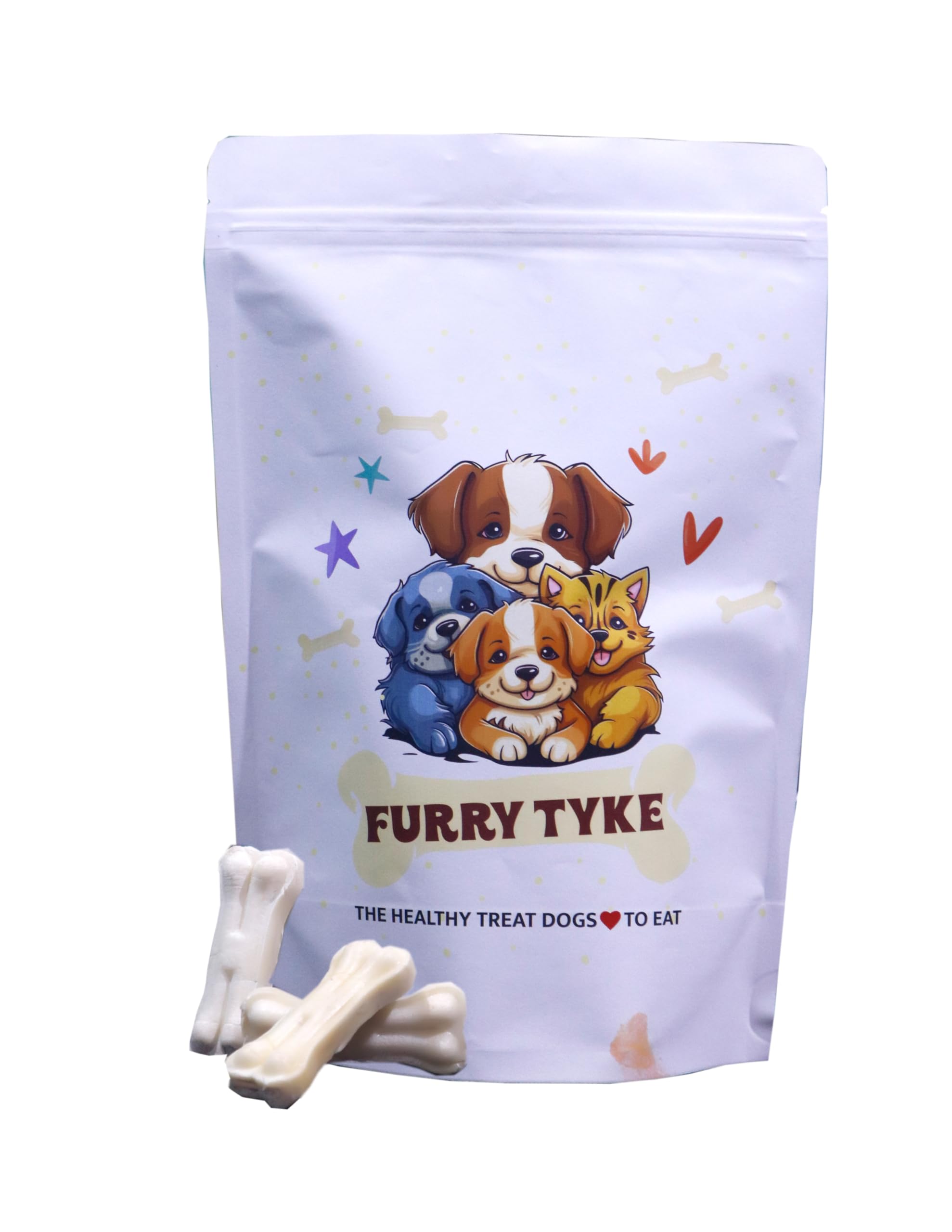Furry Tyke Rawhide Bones for Dogs 3 Inches | Rawhide Pressed Chew Stick Young Adult Dog Treat & Dog Food | Dog Treats for All Breed Sizes Dogs (1000 Grams) (B0CXJLK4YX) Amazon Price History, Amazon Price Tracker