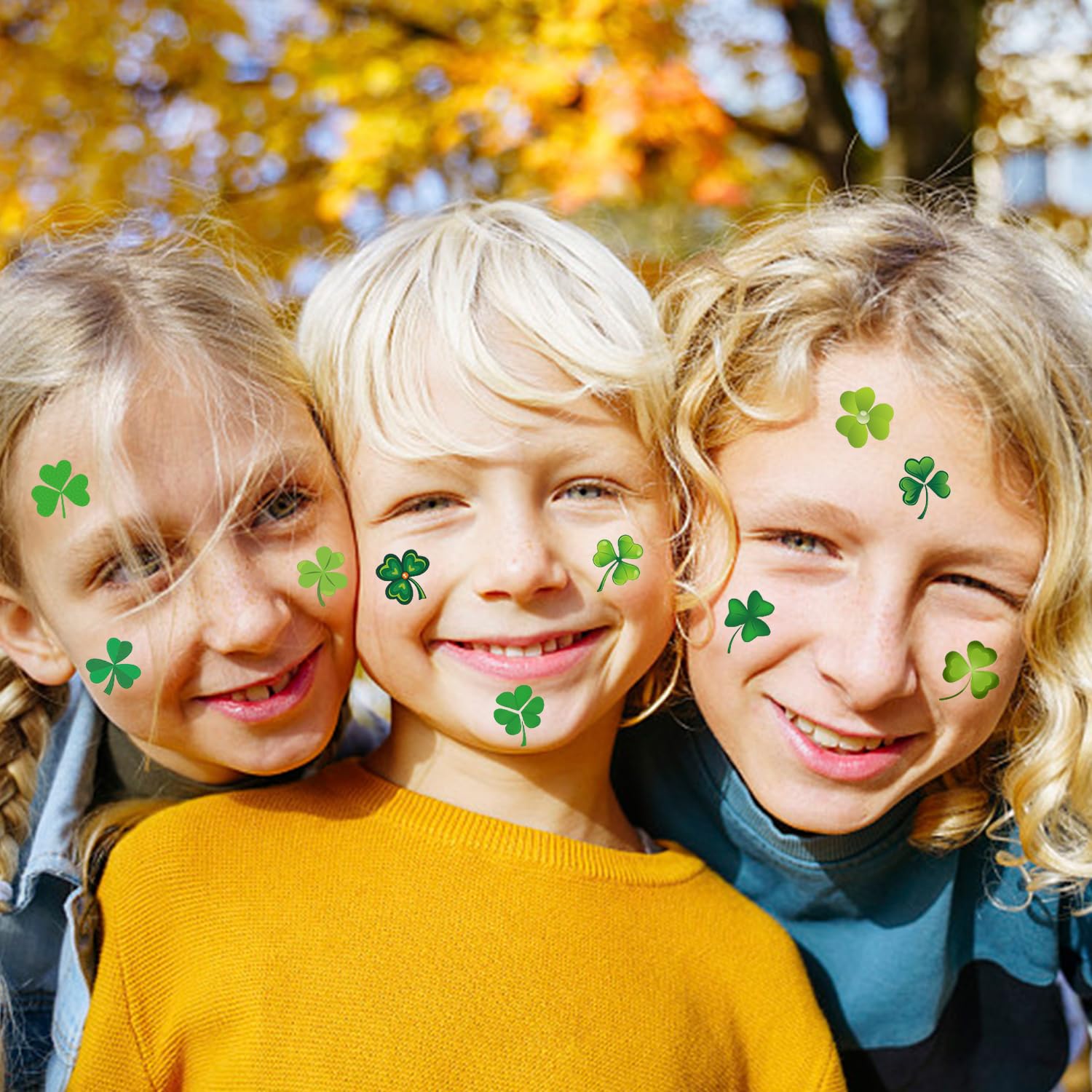 NIDHFG 120 Pieces Of Clover Stickers, Party Gift Stickers, Cartoon Stickers, Creative Stickers, Decorative Stickers - Image 4