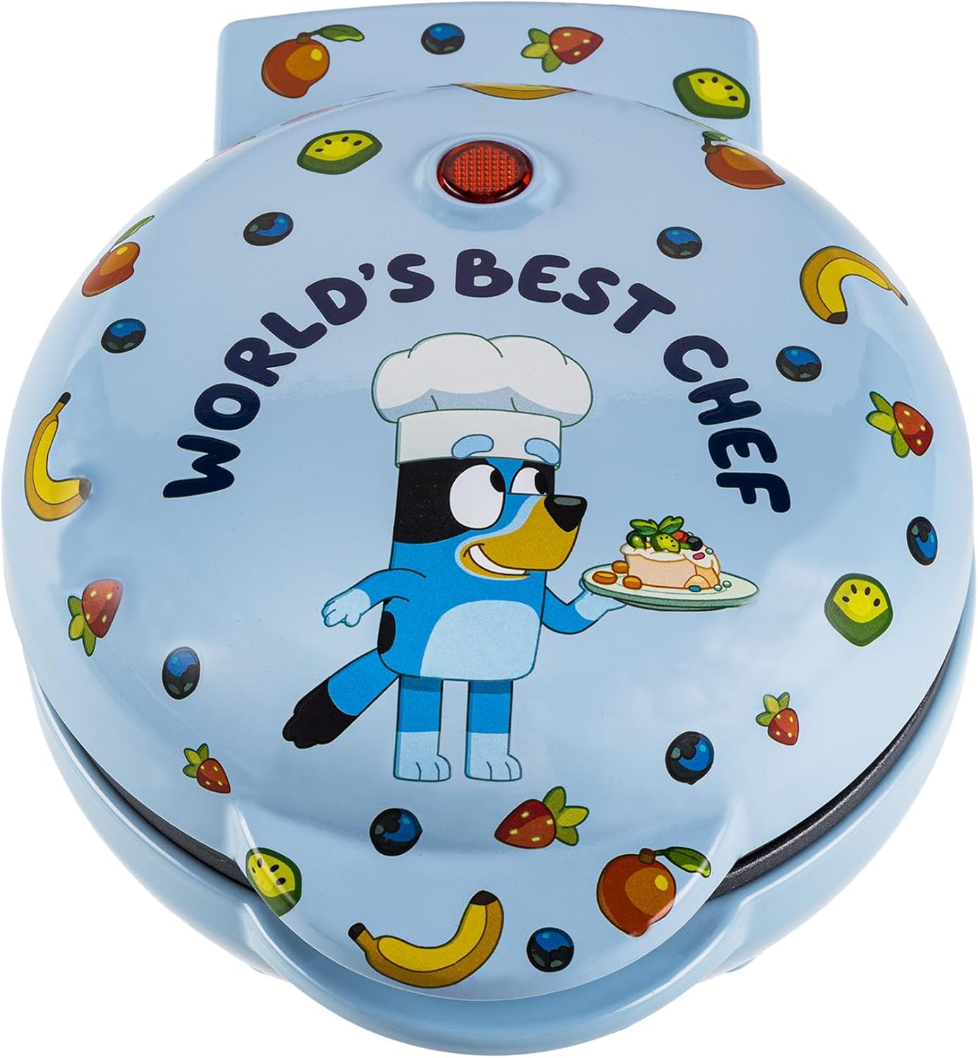 Uncanny Brands Bluey Mini Waffle Maker – Fun Character Waffles – Easy to Use and Clean