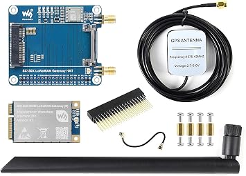 SX1302 868M LoRaWAN بوابة HAT لـ Raspberry Pi مع مقبس قياسي صغير PCIe طويل المدى دعم كبير السعة Multi-BandXYGStudy