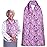 Adult Bib Scarf - Dignified Alternative to Adult Bibs | Washable and Reusable Clothing Protectors Midnight Garden (Snap)
