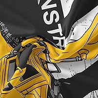 Vista 7 de QOOMO Edredón de excavadora tamaño King, juego de edredón de camión de construcción para niños, adolescentes, niños y niñas, juego de ropa de cama