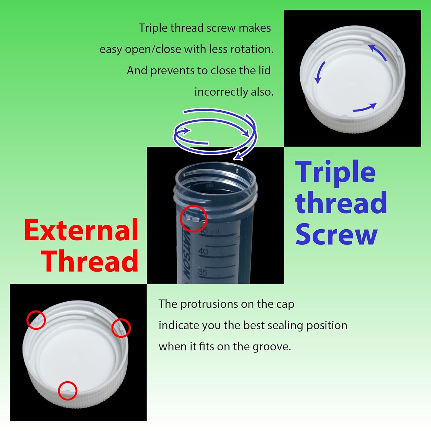 NEXTY-S5000 Pipette & Conical Tubes Bundle | 500-5000 µL Micropipette with 24 x 50 mL Centrifuge Tubes | Made in Japan