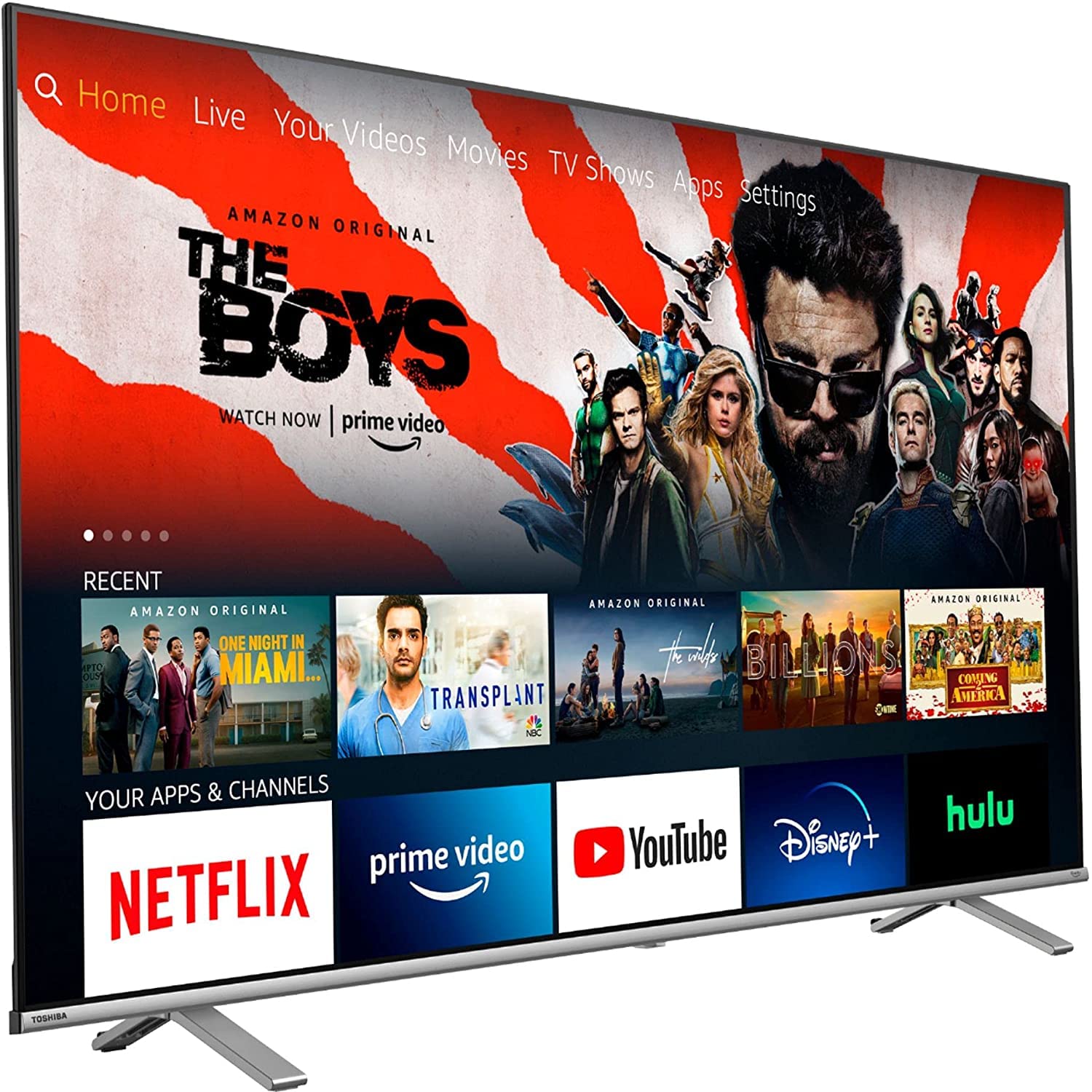 Toshiba 55 Inch UHD Smart TV With Netflix, Youtube, Prime Video Toshiba 55 Inch UHD Smart TV With Netflix, Youtube, Prime Video