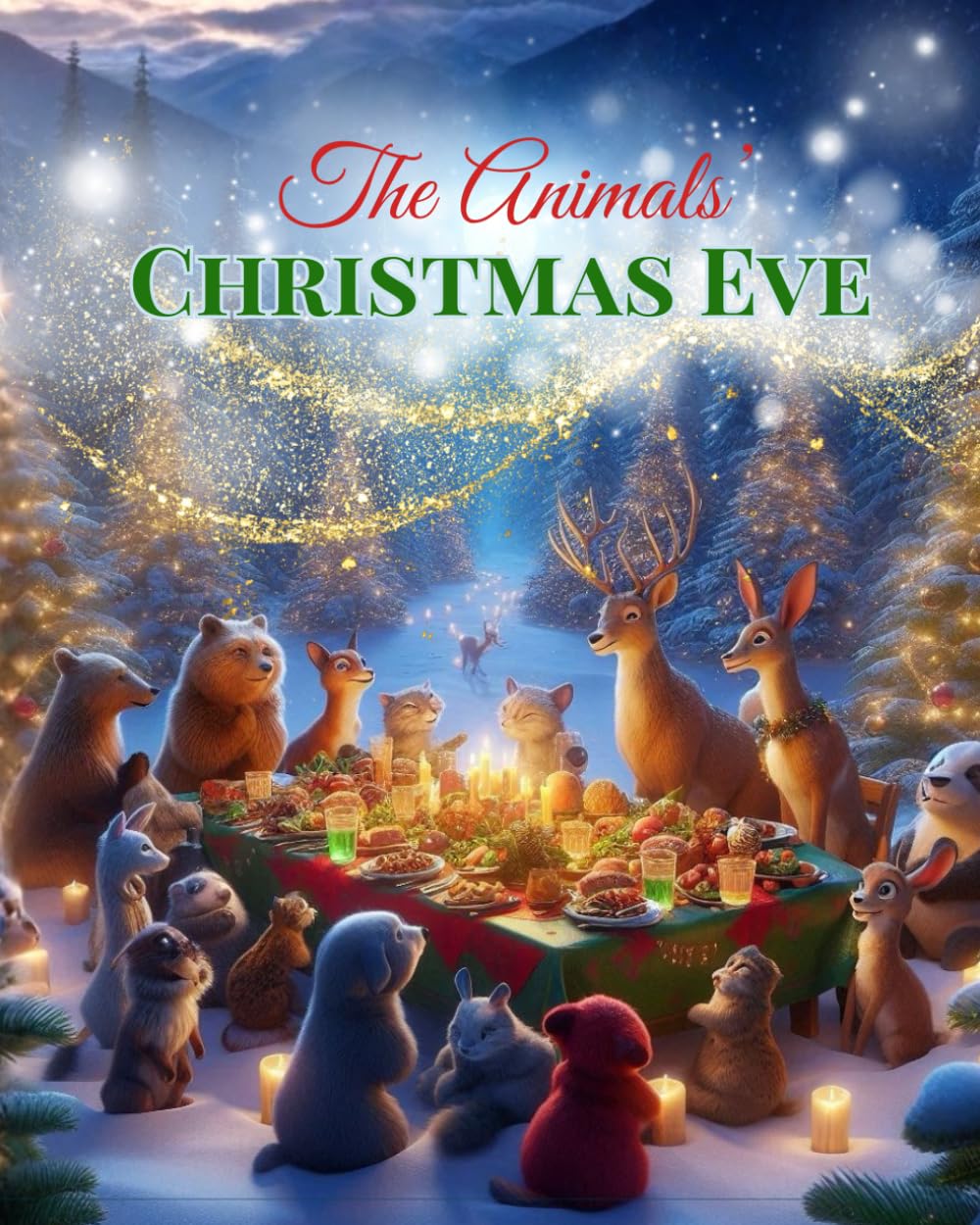 The Animals' Christmas Eve: A Heartwarming Christmas Story for Kids about Sharing, Kindness, and Holiday Magic in the Woods (The Magic of Christmas 101 Questions with Santa Claus)