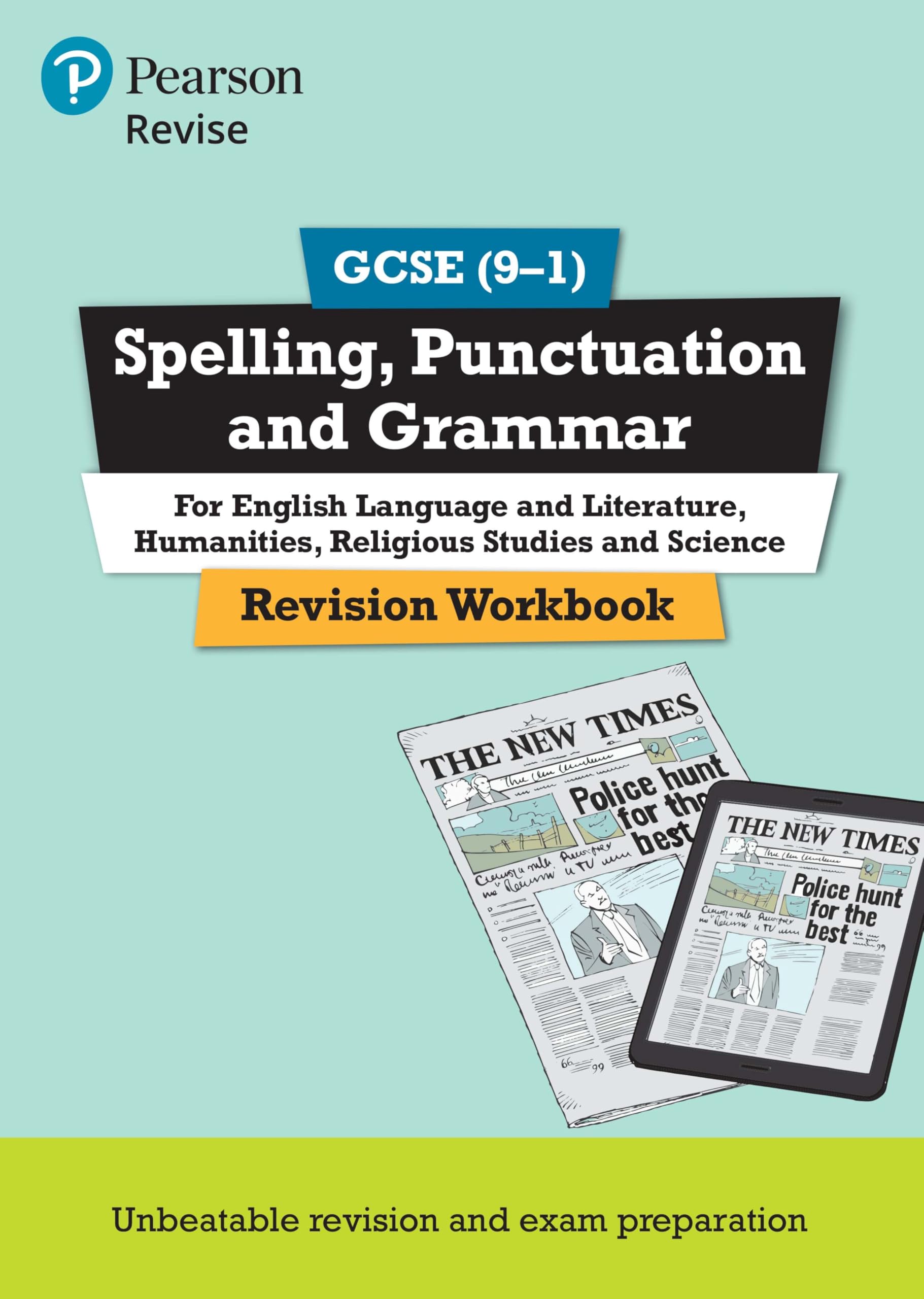 Pearson REVISE GCSE Spelling, Punctuation and Grammar- for 2026, 2027 exams: Course companion