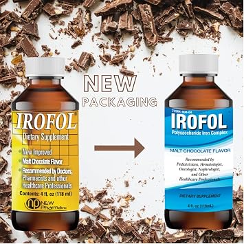High Potency Liquid Iron Dietary Supplement | Iron for Kids and Adults | Iron Supplement for Women and Men | Malt Chocolate Flavor | 4 fl oz (118 mL) | 100mg Polysaccharide Iron Complex for Anemia Iron Deficiency and Energy Support | Sugar Free Alcohol Free |