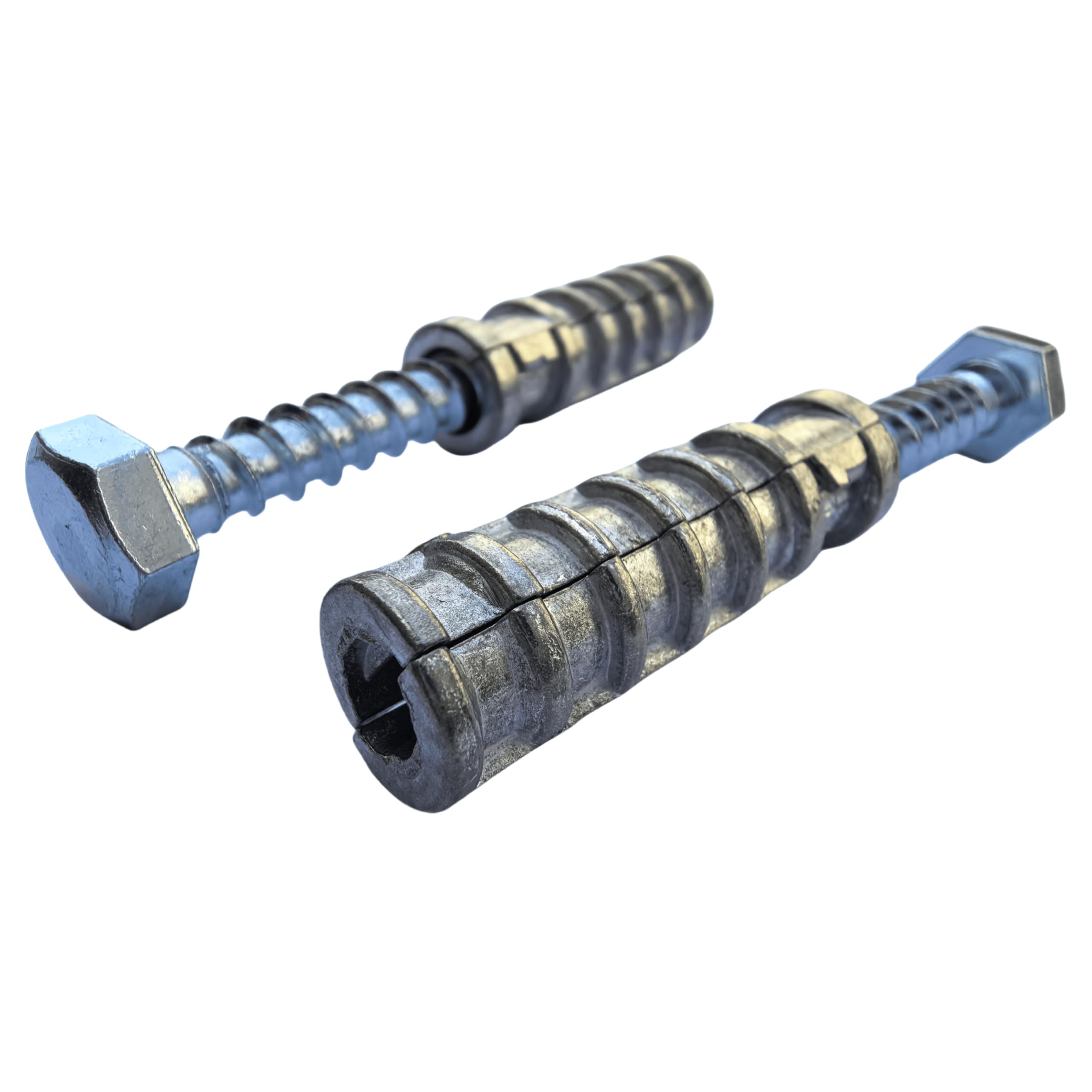 SANTIE 5/16 in. x 1-1/4 in. Zinc Alloy Short Lag Shields Anchor with Lag Bolts(20-Pack)