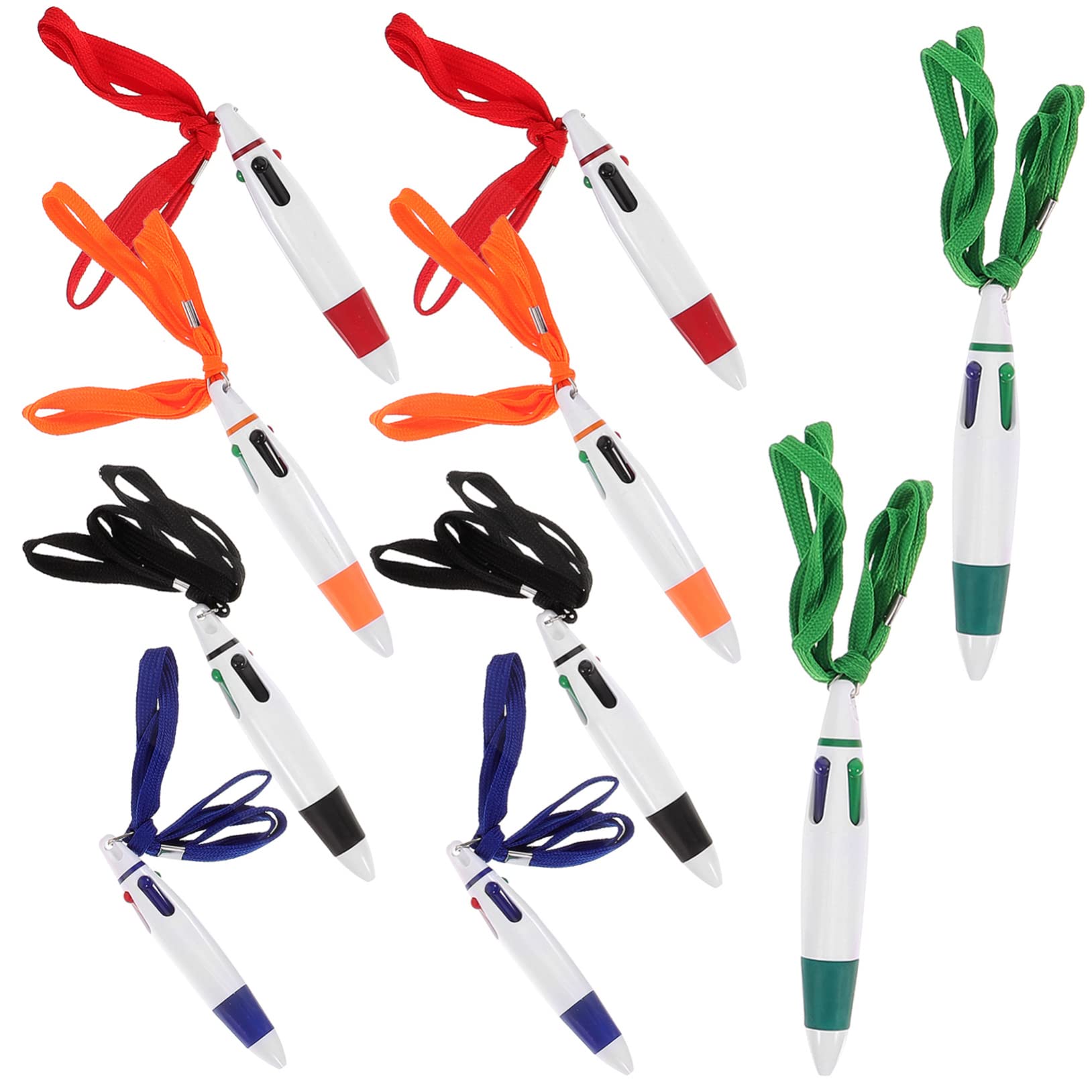 3 Ensembles Stylo Lanière Stylos À Bille Rétractable Stylos Pastels Stylo À Paillettes Stylos En Vrac Étui À Crayons Filles Journal Stylos Multicolores En Un Recharge 10 Pièces * 3
