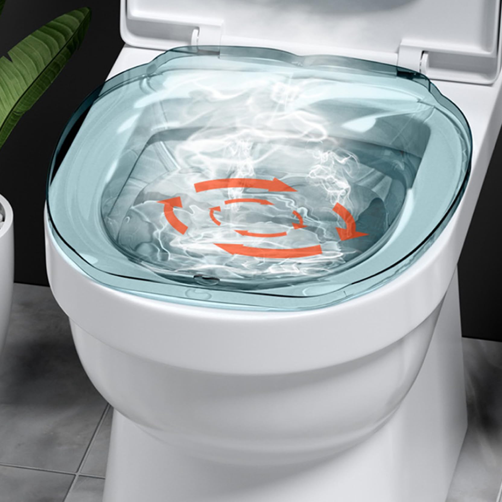 Baño De Asiento Plegable Para Hemorroides De Inodoro Lavabo De Asiento De Pet Seguro Con Limpiador Extraíble Tina De Baño De Asiento Profundo Con Orificio Para Colgar Asiento De Inodoro Portátil