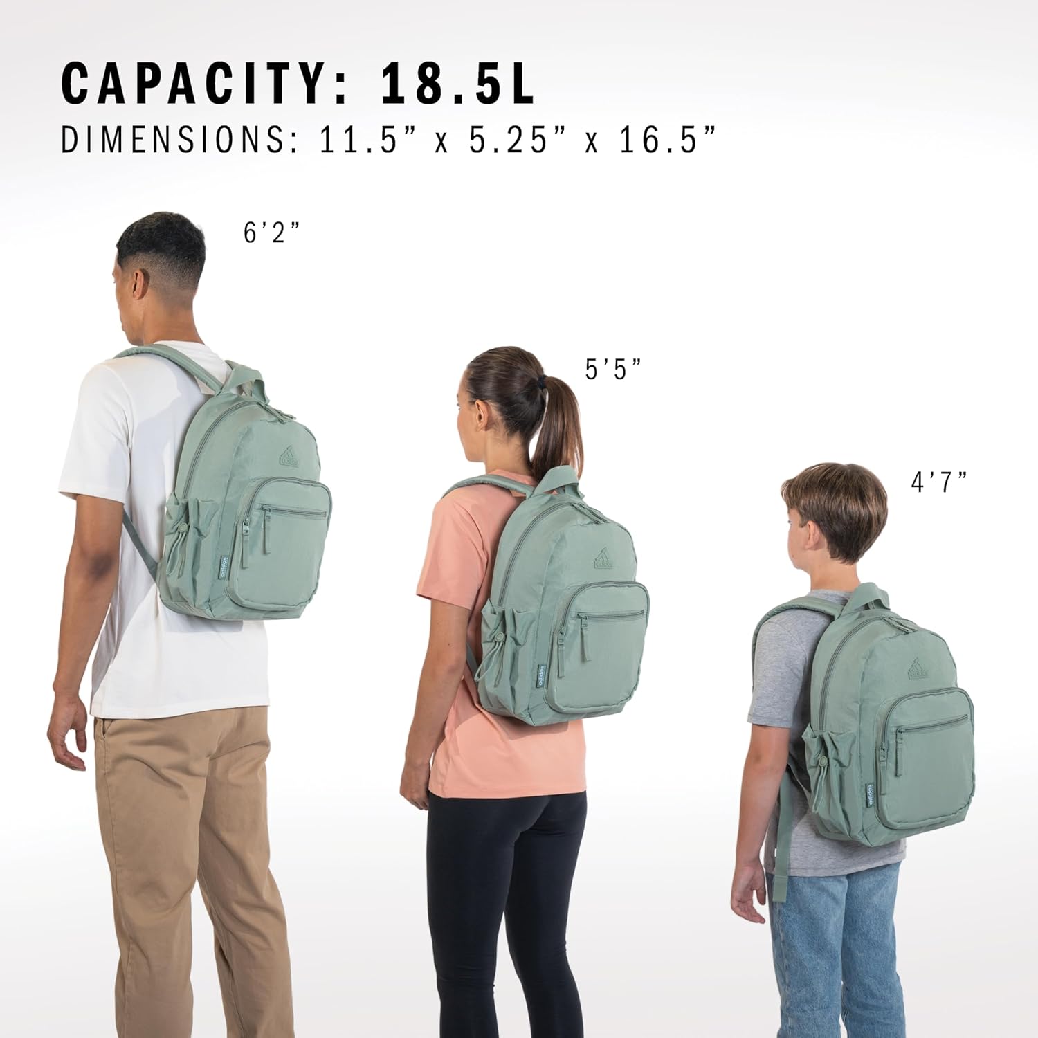 adidas Weekender Backpack – Compact Lightweight Everyday Bag, 19L - Image 6