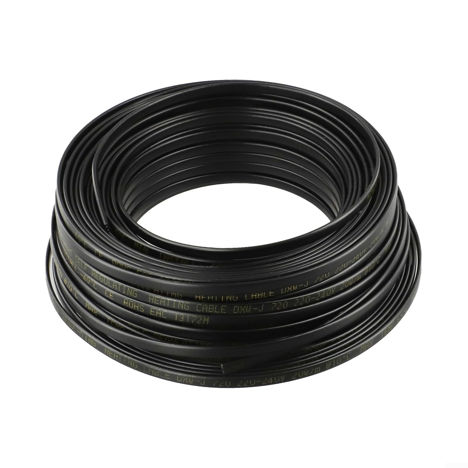 Cavo Riscaldante Autolimitante 50m 20W/M Antigelo(50M) | Tecnologia autolimitante, nessun termostato necessario, per per tubi domestici e drenaggio, per sicuro ed efficiente