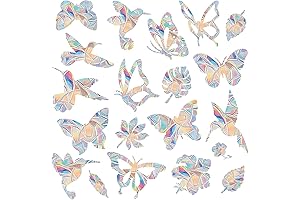 Lystaii Window Suncatcher Decals for Collision Prevention