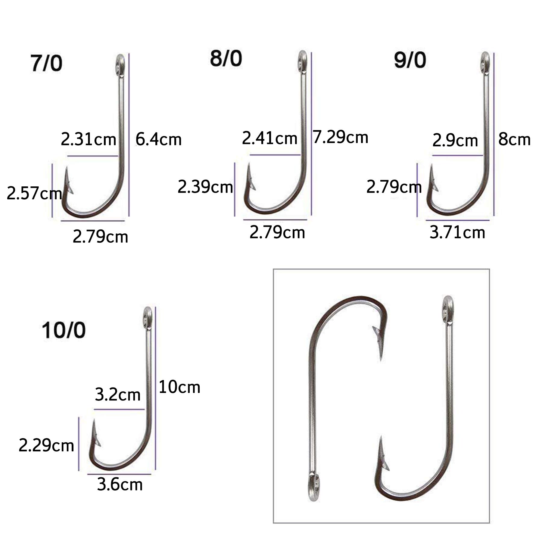 1000 hameçons de pêche gabarit 90 degrés Matzuo 132050 Sea Armor O