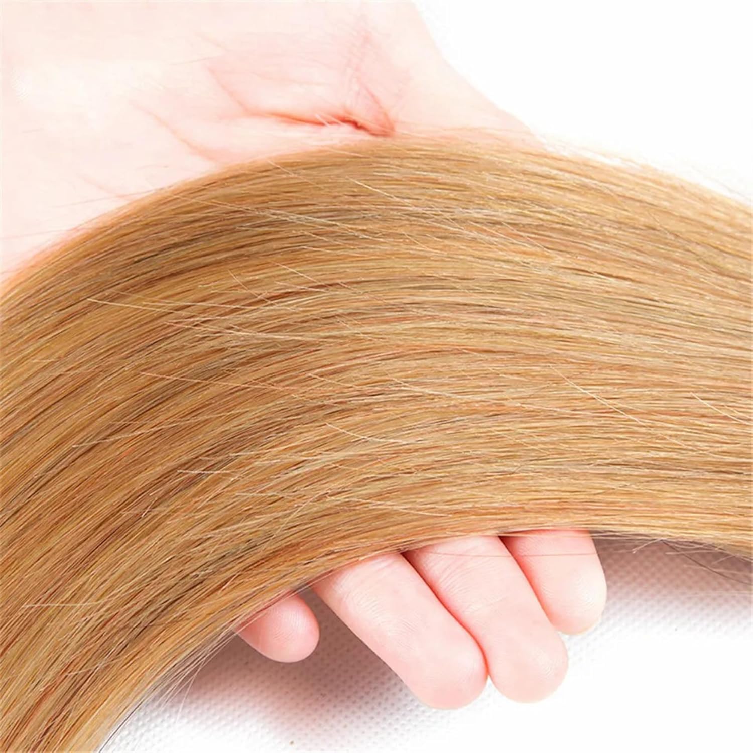27# Color Bundles Human Hair 22 Inch Straight Real Human Hair Extensions 11A Unprocessed Brazilian Virgin Quick Weave Human Hair Bundles for Black Women