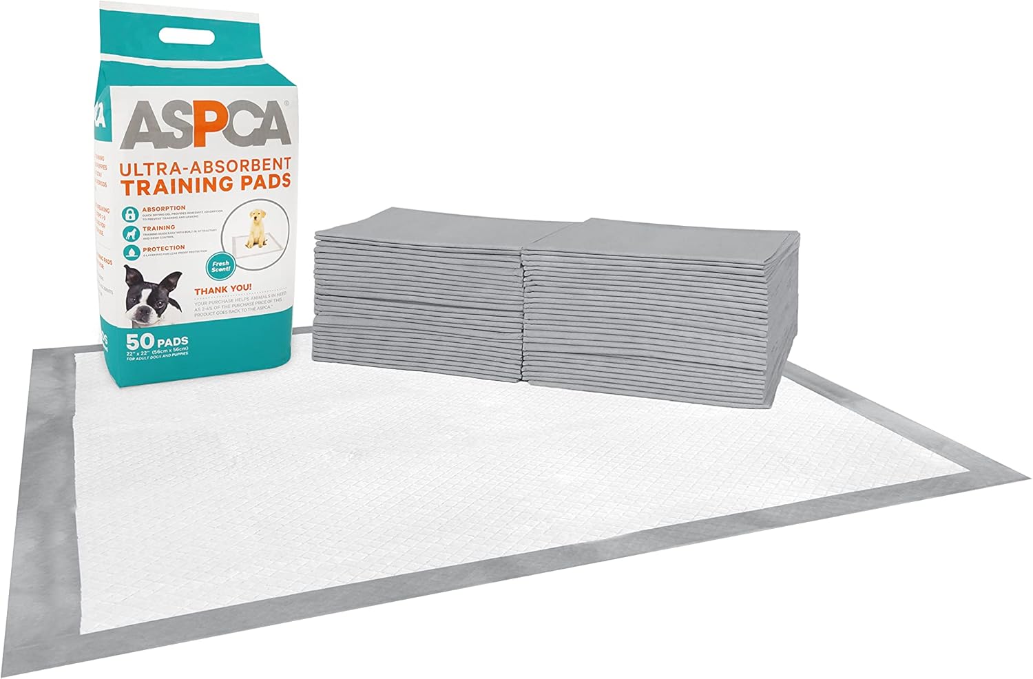 ASPCA Dog Training Pads (50 Pack) Pet Supplies
