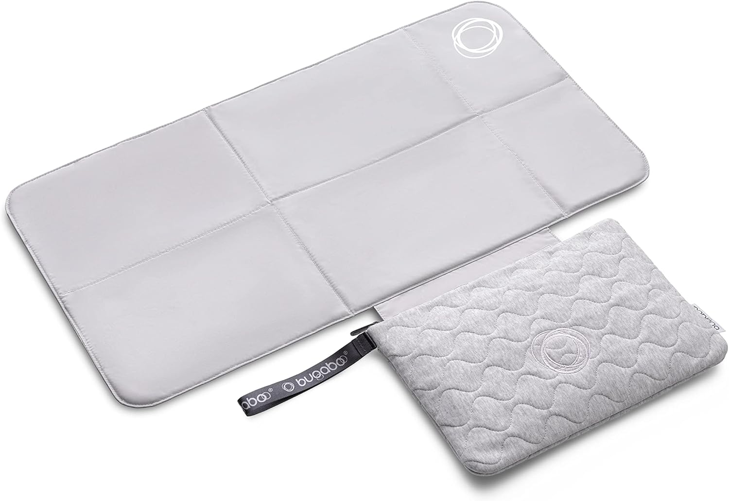 Bugaboo Changing Clutch with Removable Changing Mat – Compact Diaper Organizer & Travel Changing Station – Water‑Repellent, Machine‑Washable Fabric – Universal Fit