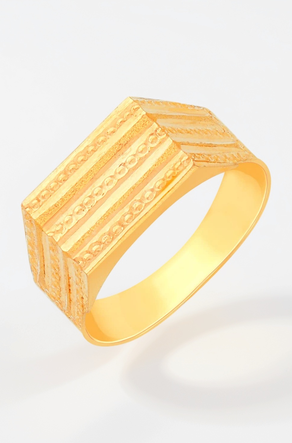 Malabar Gold & Diamonds 22k (916) BIS hallmark Yellow Gold Ring for Women, Cockail Ring FRNOB17433