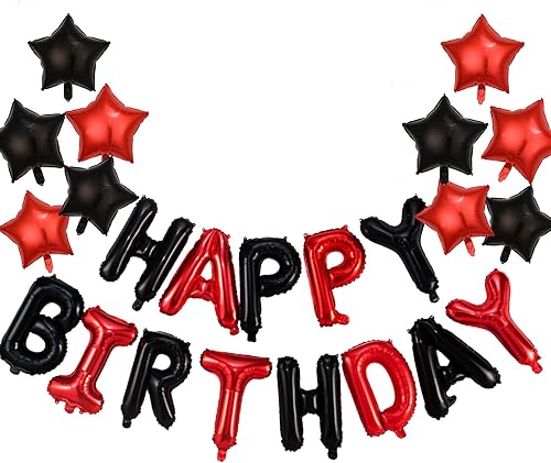 Miniatura 8 de GLASNES Kit de globos de 39 pulgadas, globos de aluminio grandes para pastel de cumpleaños, globos de Mylar para decoración de fiesta de cumpleaños