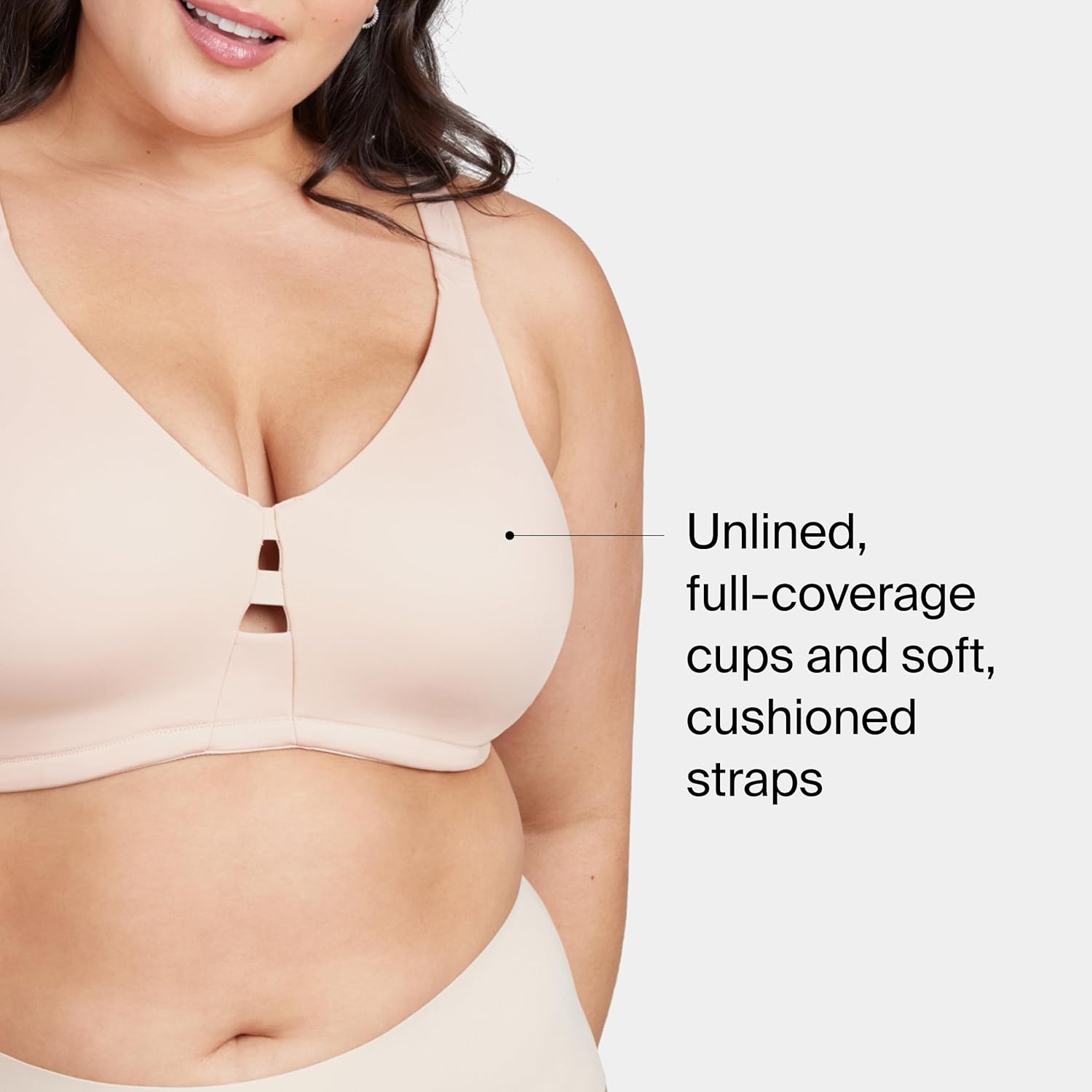 Low Profile Wireless Minimizer Bra - Image 4