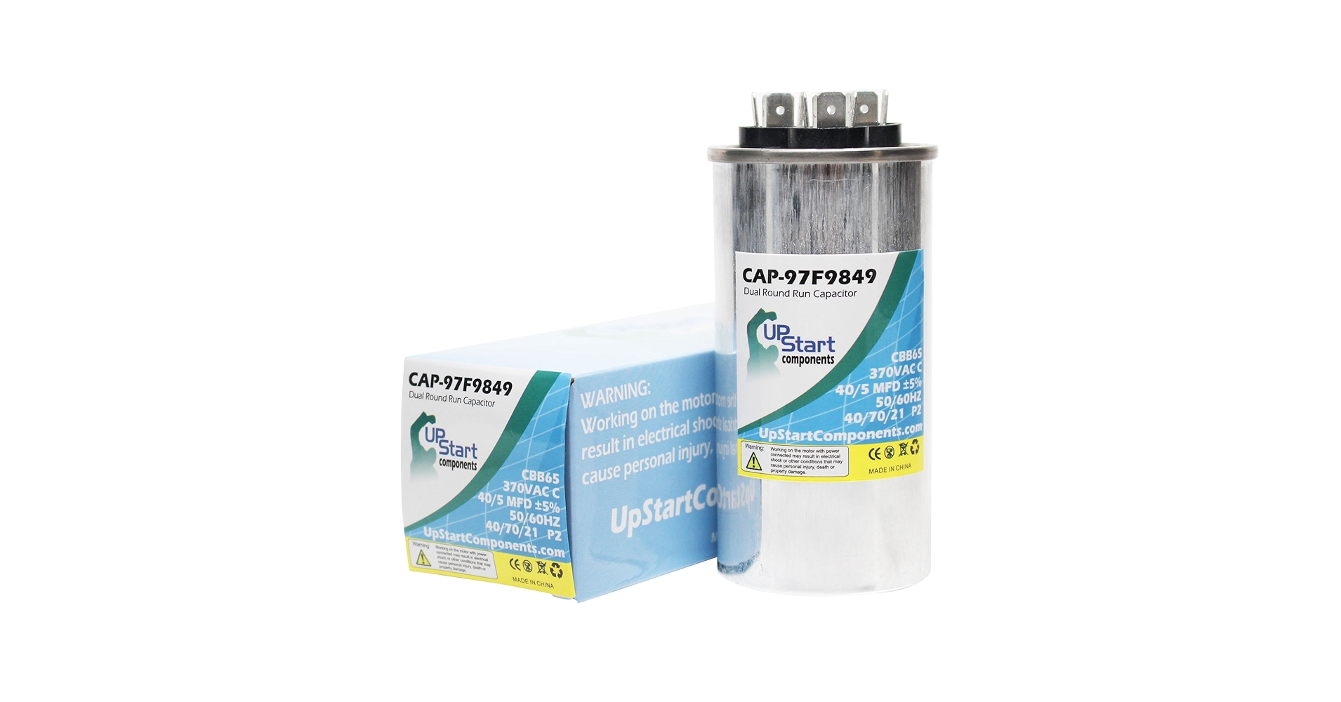 【稀少50個限定】KarDiaN M6 C3HEN109 ADDCBF 2-Pack Replacement 40/5 MFD 370 Volt Round Dual Run