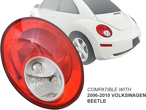 Vista 14 de Auto Parts Avenue APA - Lámpara trasera de repuesto para 2006 2007 2008 2009 2010 Escarabajo con bombillas lado derecho del pasajero 1C0945172G