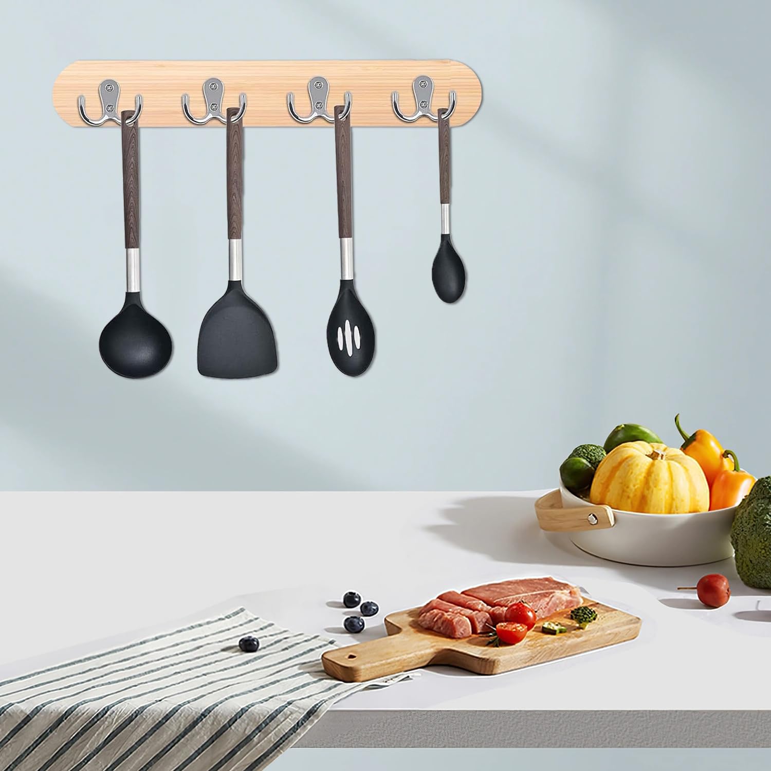 Crochets Pour Peignoir, Double Crochets Pour Porte De Manteau, Crochets