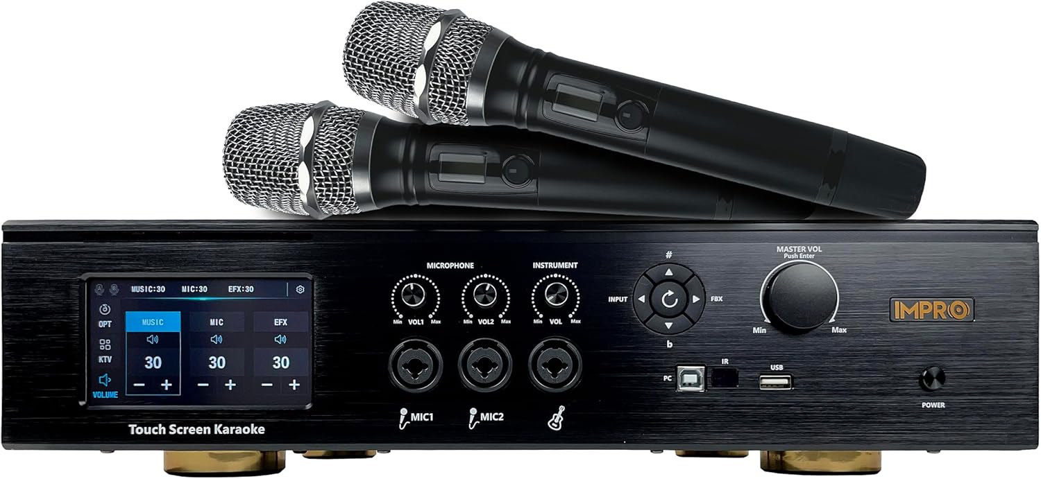 IMPRO MA8 Pro 1800W 5in1 Karaoke Amplifier Mixer