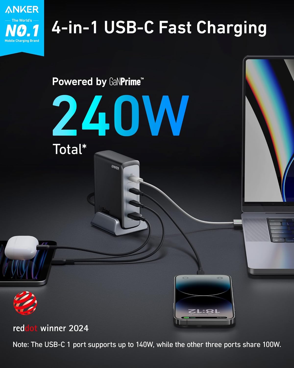 Anker 240W USB-C GaN Charger - Image 3